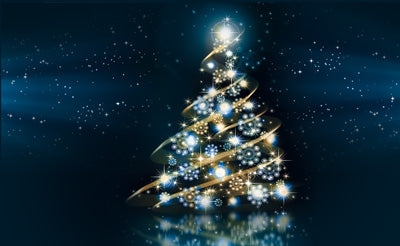 МО-15638 Мини-открытка двойная. С Новым Годом! (УФ-лак, с разлиновкой, формат 140х85 мм)