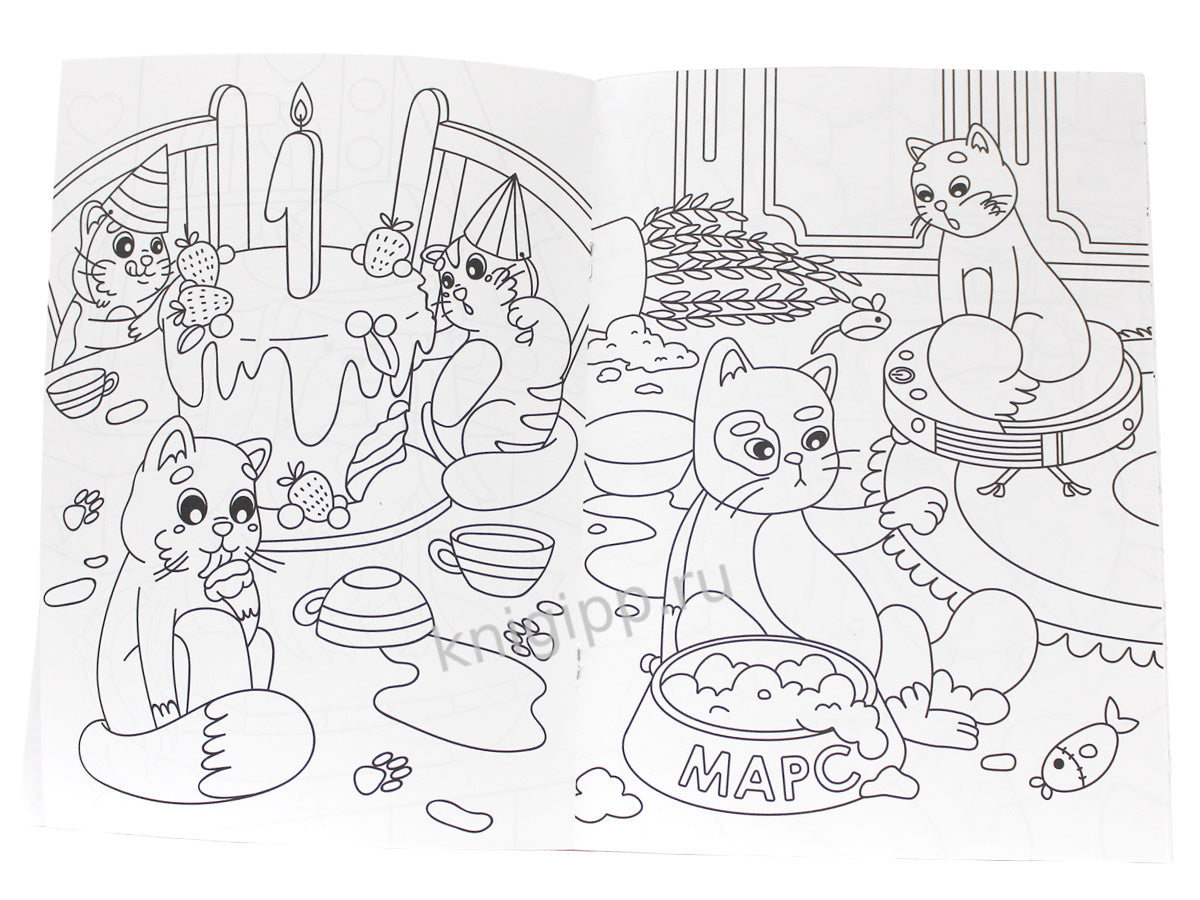 РАЗУКРАШКА. КОШЕЧКИ И СОБАЧКИ