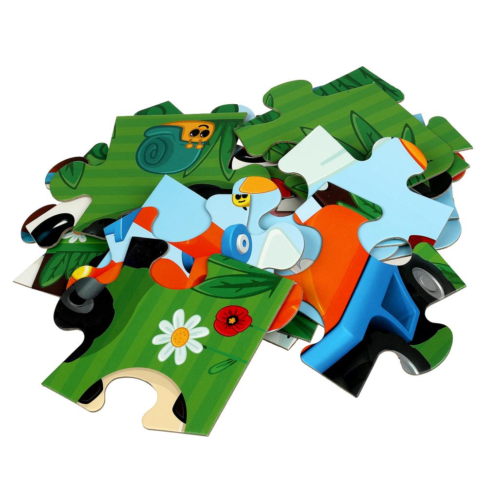 Грузовичок Лёва. Макси-пазлы в большой коробке. 24 детали. 355х240х35 мм. Умные игры в кор.20шт