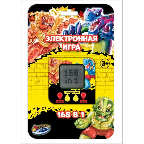 Электронная логическая игра блист.12*17*2см ИГРАЕМ ВМЕСТЕ в кор.4*72шт