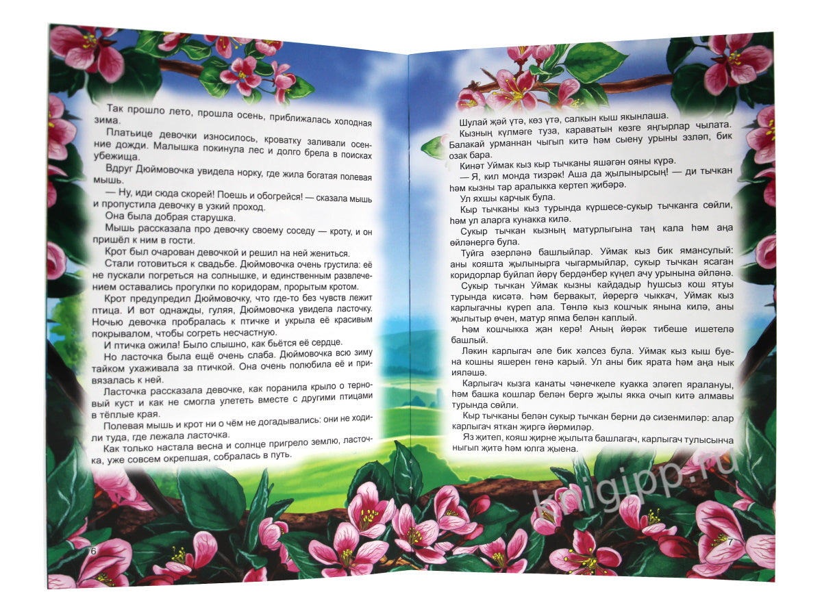 КНИГИ НА ТАТАРСКОМ. Әкиятләр дөньясы. Уймак кыз. Бүре һәм җиде кәҗә бәтие
