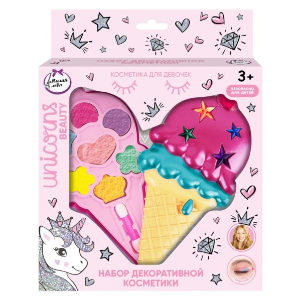 Косметика ДЛЯ ДЕВОЧЕК тени д/век МИЛАЯ ЛЕДИ в кор.2*84шт