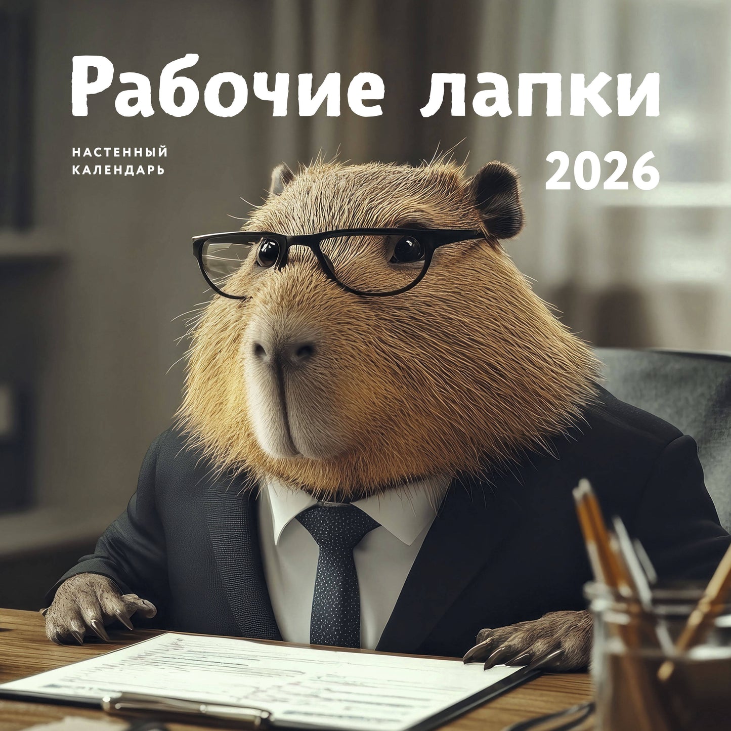 Рабочие лапки. Календарь настенный на 2026 год (300х300)