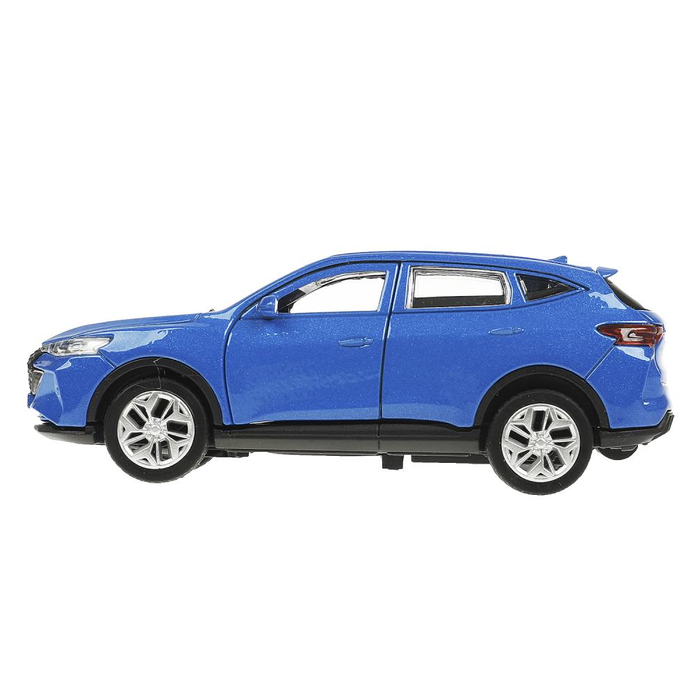 Машина металл HAVAL "haval f7", длина 12 см, дв, багаж, инер, синий, в кор. Технопарк в кор.2*36шт