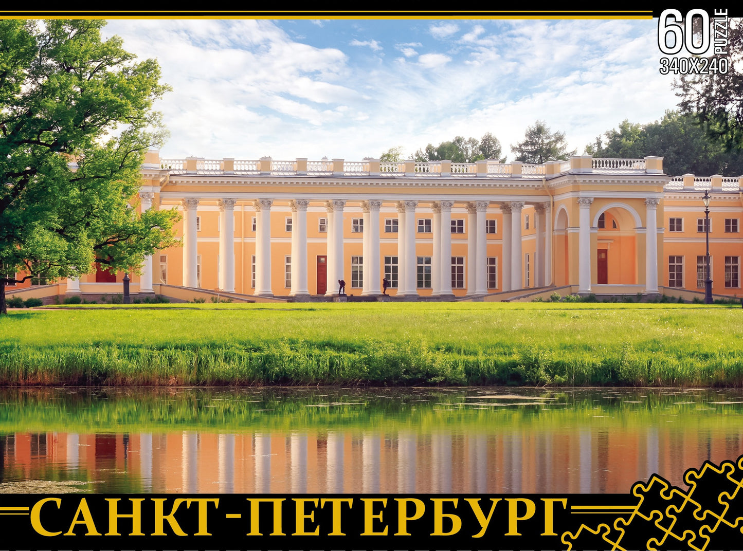 ПАЗЛЫ 60 элементов. Санкт-Петербург. Александровский дворец арт.7942 340х240 /48