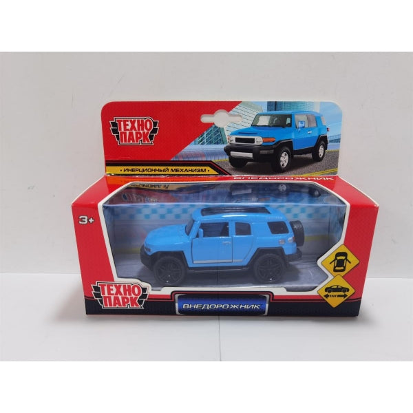 Машина металл ВНЕДОРОЖНИК, 11 см, двери, инерц, кор. Технопарк в кор.2*72шт