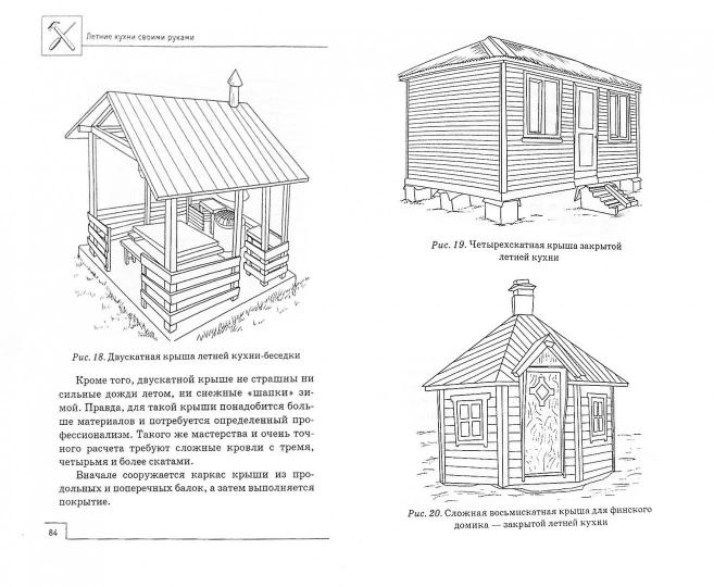 Летние кухни своими руками