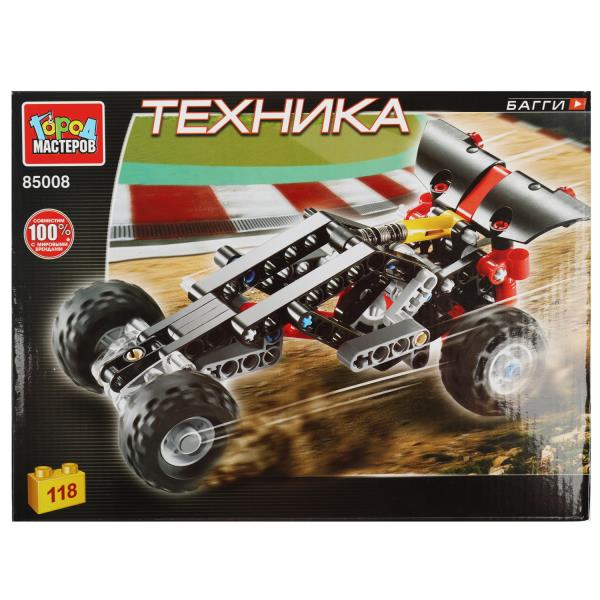 Конструктор БАГГИ , 118 дет. Город мастеров в кор.2*30шт