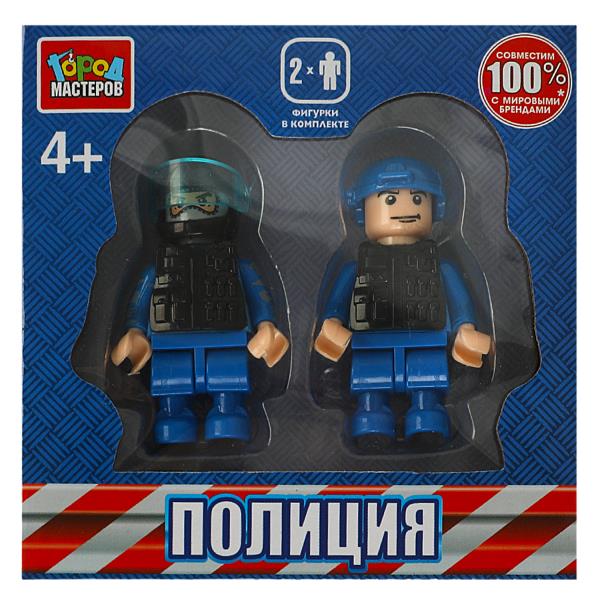 Конструктор фигурки ПОЛИЦИЯ, 2 шт. Город мастеров в кор.2*40шт