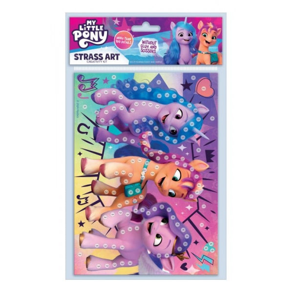 Аппликация стразами 15*21 в пак Мой маленький Пони МУЛЬТИ АРТ в кор.100шт