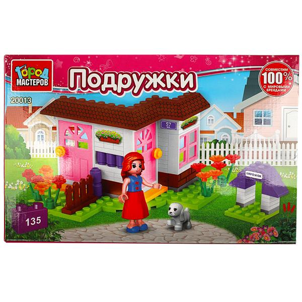 Конструктор домик загородный, 135 дет. Город мастеров в кор.36шт