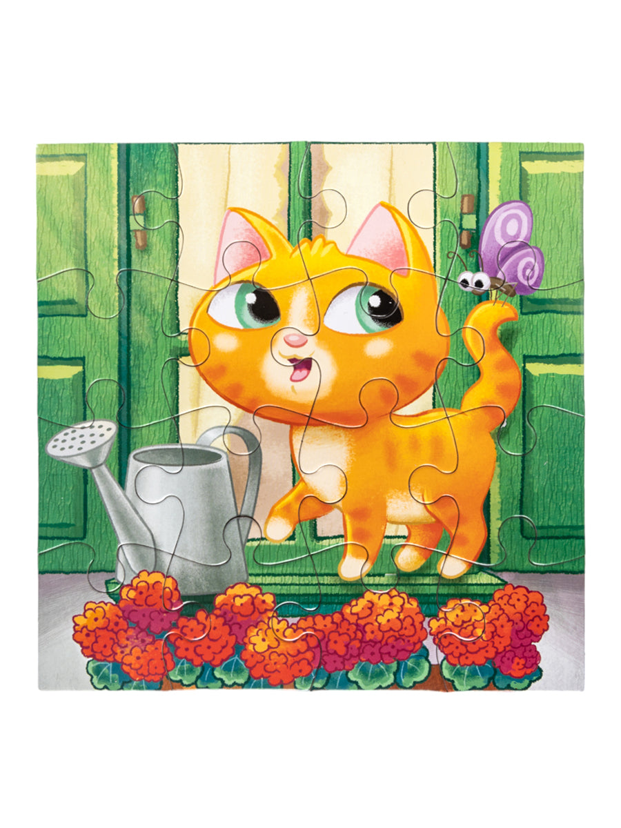 Пазл First Puzzle "Котик" (16 эл) Baby Toys