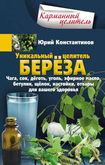 Уникальный целитель береза. Чага, сок, дёготь, уголь, эфирное масло, бетулин, щёлок, настойки, отвары для вашего здоровья