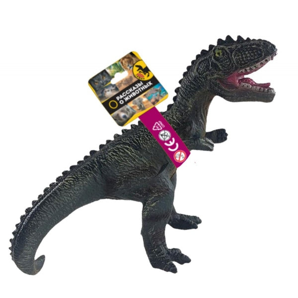 Пластизоль динозавр Со звуком 1 шт. хенгтег ИГРАЕМ ВМЕСТЕ в кор.72шт