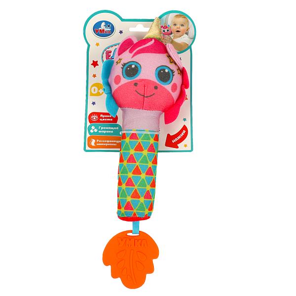 Текстильная игрушка погремушка - пищалка мякиши Умка в кор.250шт