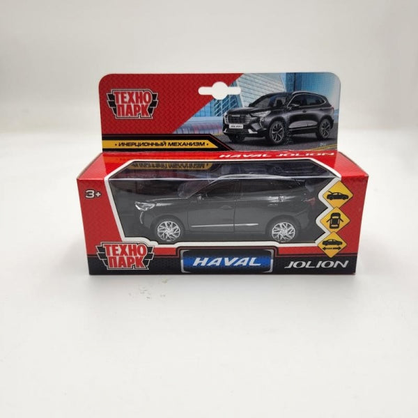 Машина металл haval jolion 12 см, двери, багаж, черн, кор. Технопарк в кор.2*36шт