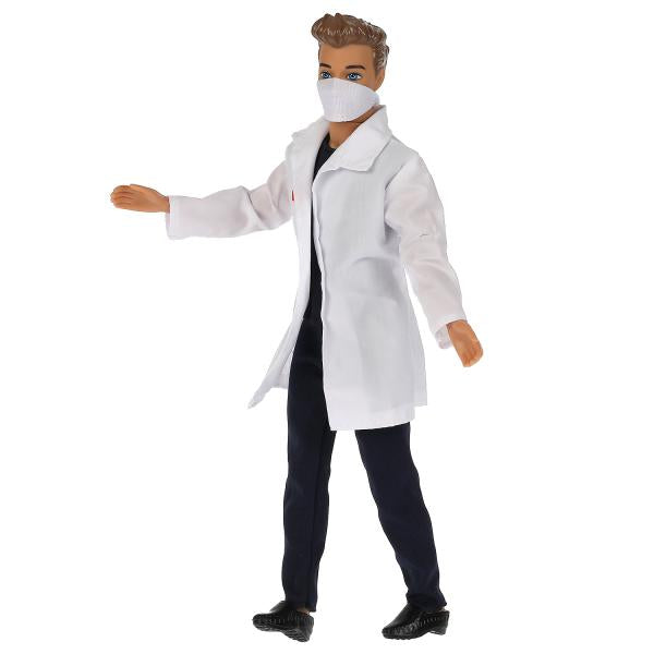 Кукла 29 см Алекс, врач, руки и ноги сгибаются КАРАПУЗ в кор.24шт