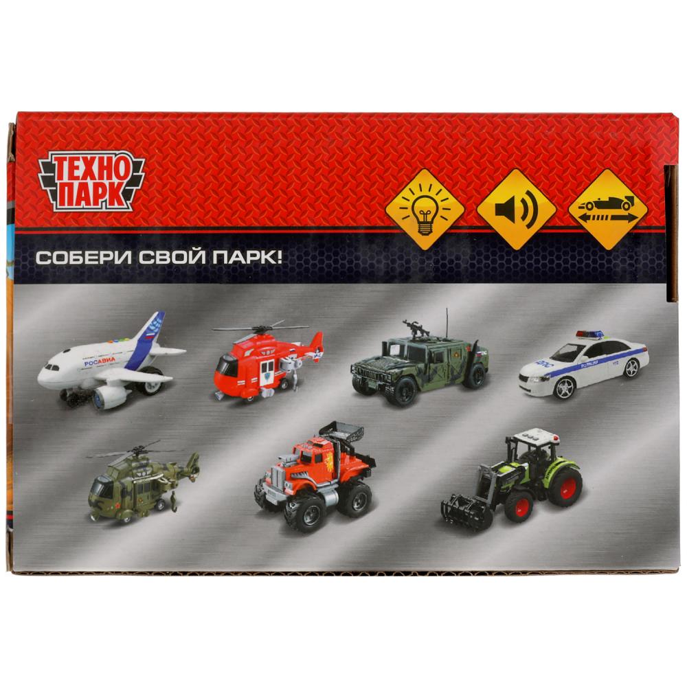 Технопарк. Машина "Багги" 13 см, пластик свет-звук, инерция, оранж, арт.1912C302-R