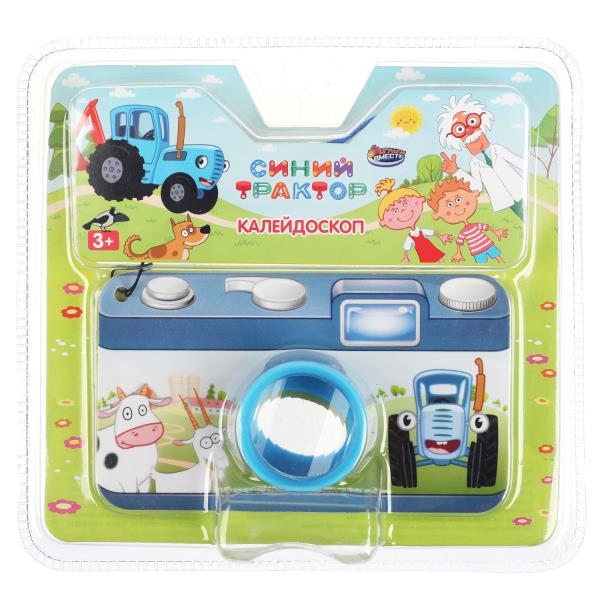 Калейдоскоп СИНИЙ ТРАКТОР блист.15*14*1см ИГРАЕМ ВМЕСТЕ в кор.2*48шт