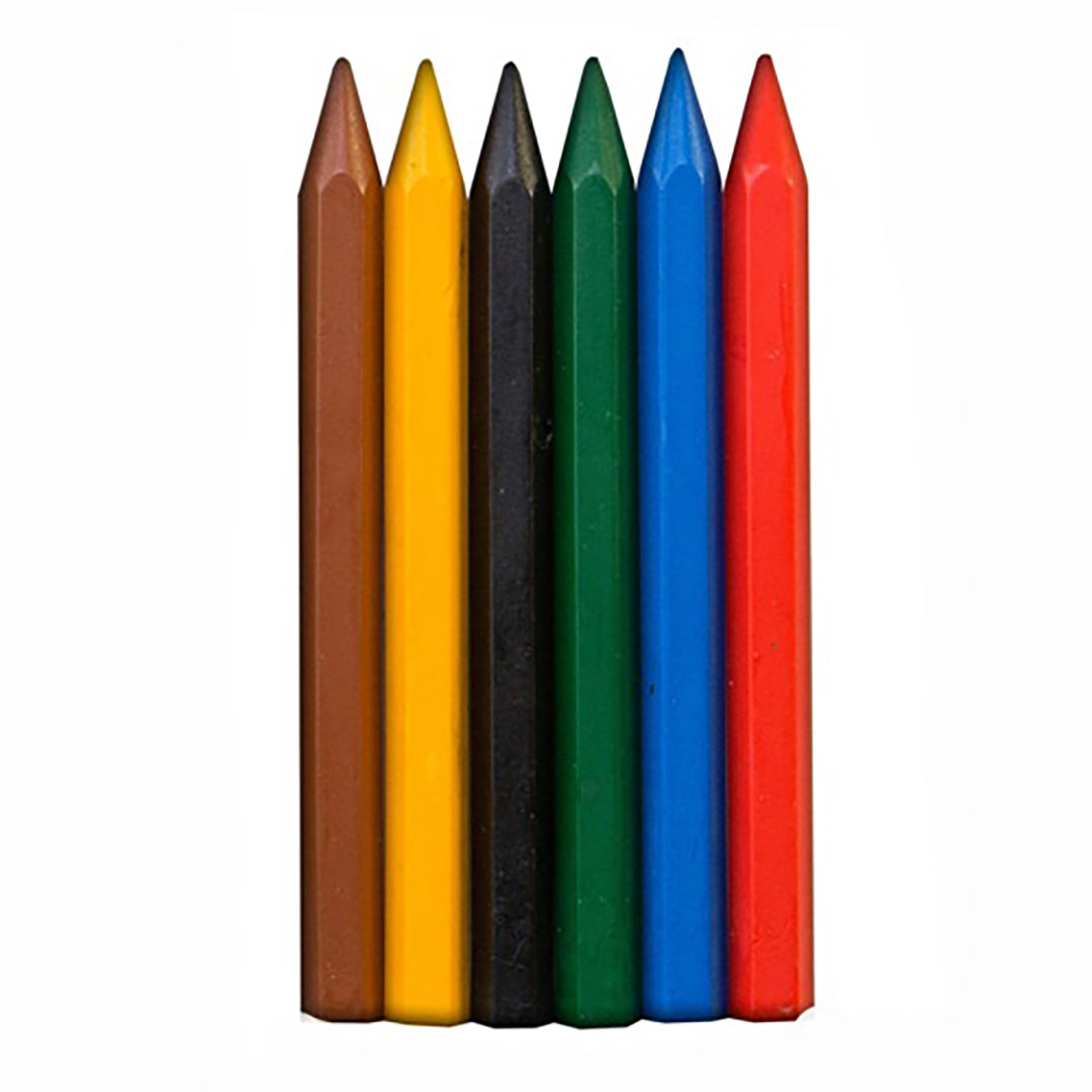 Луч. Карандаши восковые шестигранные "Мини" 6 цв. арт.12С 864-08 /112