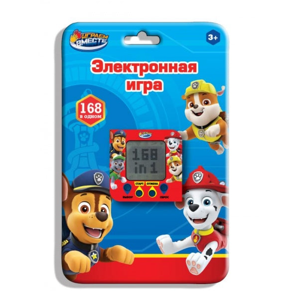 Электронная логическая игра щенки, блист.12*17*2см ИГРАЕМ ВМЕСТЕ в кор.4*72шт