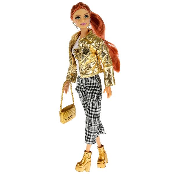 Карапуз. Кукла "София" 29см в демисезонной одежде руки и ноги сгиб, акс, арт.66001-F9-S-BB