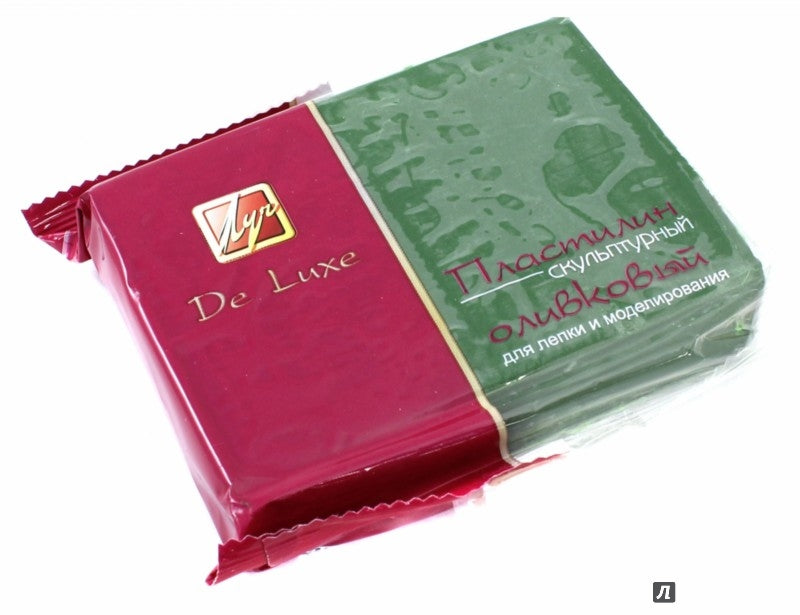 Луч. Скульптурный пластилин "Оливкового цвета" 300 гр.24С 1506-08 /28