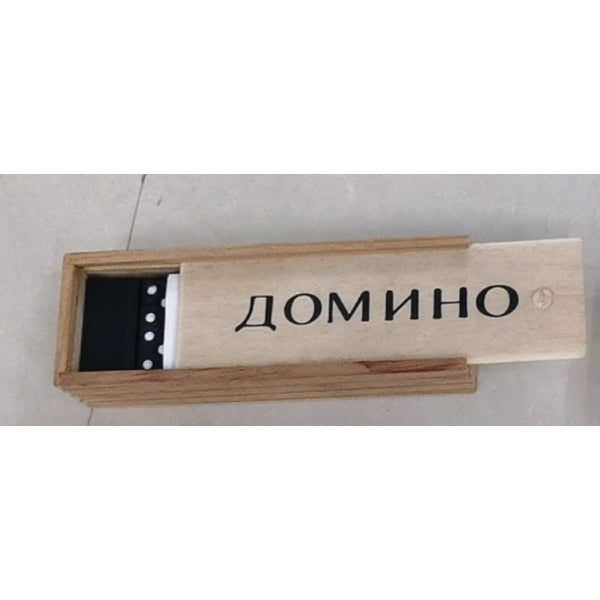 Домино в дерев. кор. в кор.300шт
