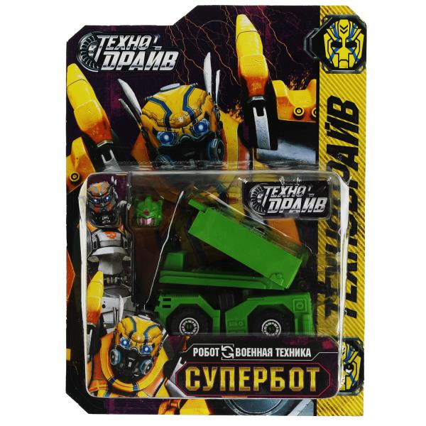 Робот трансформирующийся в военную технику, блист.21,5*23*8см ТЕХНОДРАЙВ в кор.2*60шт