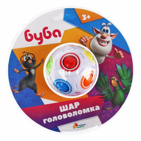 ZY119988-R6325135 Логическая игра БУБА головоломка-шар, блист.15*15*8см ИГРАЕМ ВМЕСТЕ в кор.2*72ш