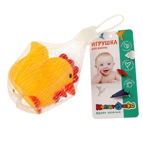 Игрушка для ванны петушок сетка, хенгтег КАПИТОШКА в кор.100шт