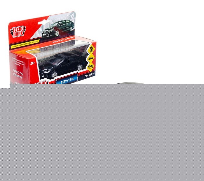 Машина металл "TOYOTA CAMRY", длина 12см, открыв. двери, инерц, черный в кор. Технопарк в кор.2*36шт