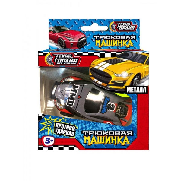 Машинка трюковая мет.в асс., кор.12,5*10*3,5 см ТЕХНОДРАЙВ в кор.2*192шт