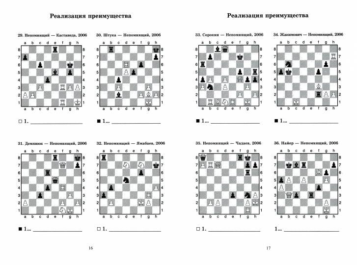 Ян Непомнящий учит реализации преимущества. Решебник по партиям выдающегося шахматиста