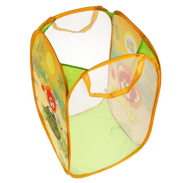 Корзина для игрушек СОЮЗМУЛЬТФИЛЬМ львенок и черепаха 36*58см ИГРАЕМ ВМЕСТЕ в кор.24шт