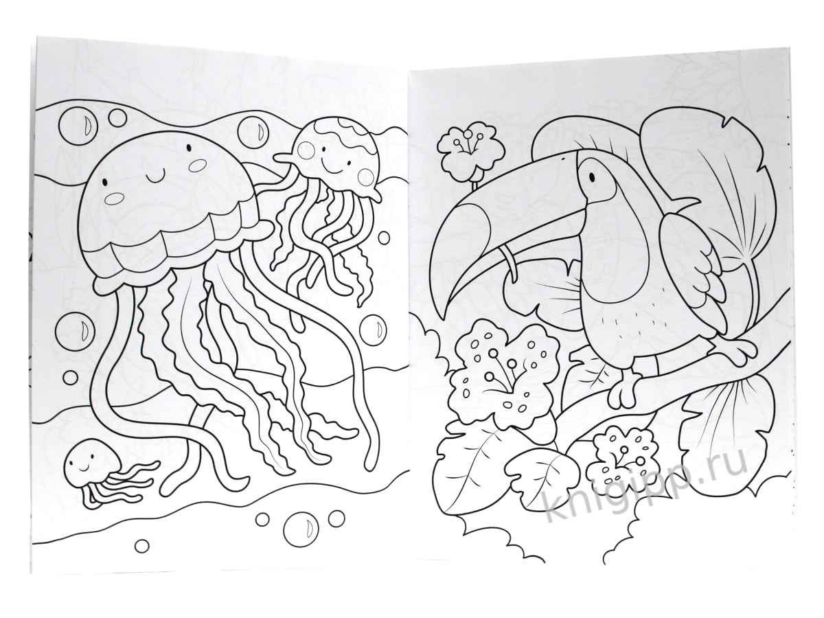 СУПЕР-ПУПЕР РАСКРАСКА. ДИКИЕ ЖИВОТНЫЕ