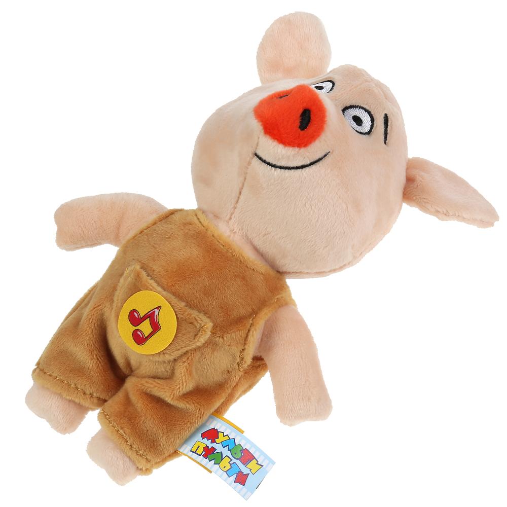Игрушка мягкая "Оранжевая корова" поросенок коля, 17см, муз. чип, в пак. МУЛЬТИ-ПУЛЬТИ в кор.24шт