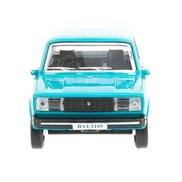 Машина металл LADA ваз-2105 1997 12 cm, двери, багаж, инерц., кор. технопарк Технопарк в кор.2*36шт
