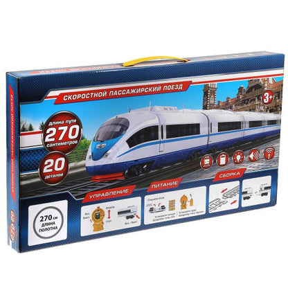 Железная дорога р/у, свет-звук, длина пути 270см, кор.57,5*31,1*5,5см ИГРАЕМ ВМЕСТЕ в кор.24шт