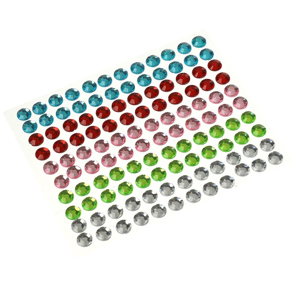 Аппликация стразами в пакете 15*21 см сова МУЛЬТИ АРТ в кор.100шт