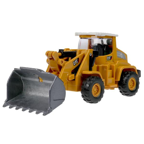 Модель металл ПОГРУЗЧИК лицензия cat 12,5см инерц., подв.дет. - в кор.2*72шт