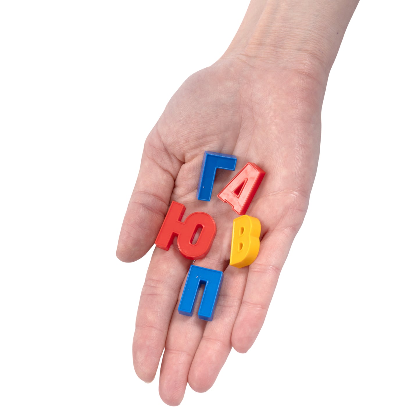 00845 Магнит. азбука Н=35мм синяя