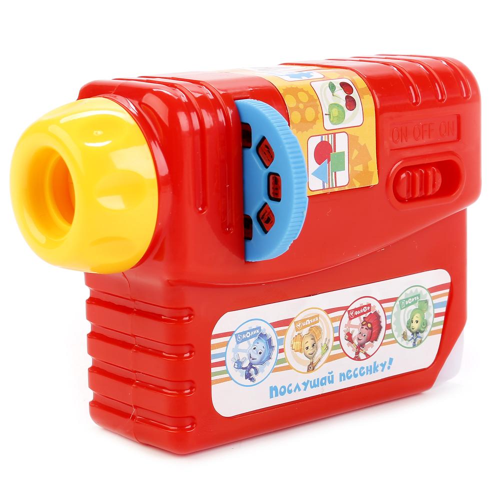 Развивающий музыкальный проектор "Умка" "ФИКСИКИ" на бат. свет+звук, русс чип в русс. кор в кор.48шт