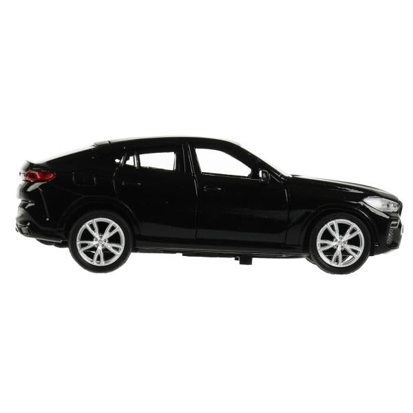 X6-12-BK342357 Машина металл BMW X6 длина 12 см, двери, багаж, инер, черный, кор. Технопарк в кор.2*