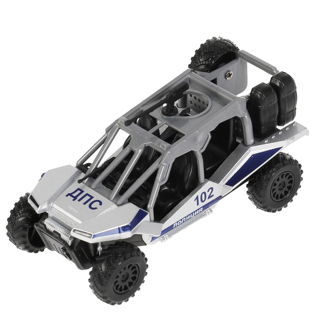 Машина металл свет-звук АВТОВЕЗДЕХОД ПОЛИЦИЯ 12 см, пулемет, серебр, в кор. Технопарк в кор.2*36шт