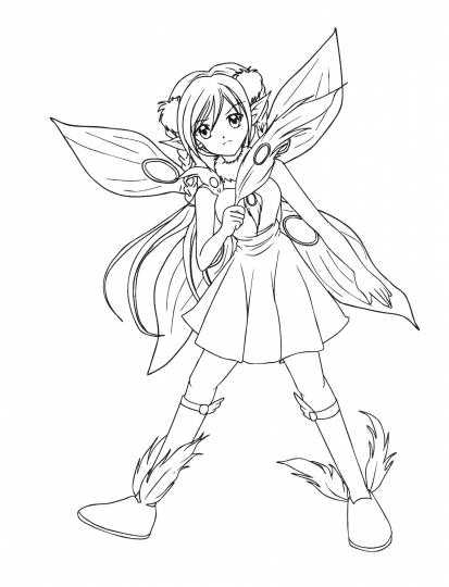 Волшебные феи. Творческая раскраска