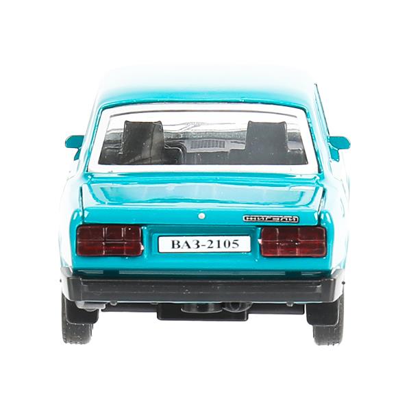 Машина металл LADA ваз-2105 1997 12 cm, двери, багаж, инерц., кор. технопарк Технопарк в кор.2*36шт