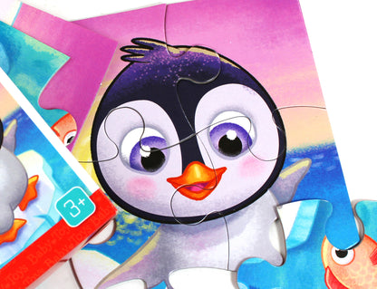 Пазл First Puzzle "Пингвиненок" (9 эл) Baby Toys