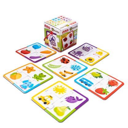 Пазлы "Собирай цвета" 24 эл Baby Toys (макси)