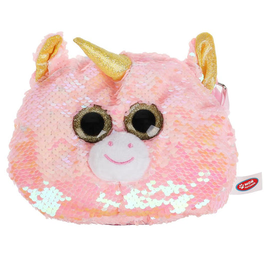 Мягкая игрушка сумочка в виде единорога 18см , в пак МОЙ ПИТОМЕЦ в кор.24шт